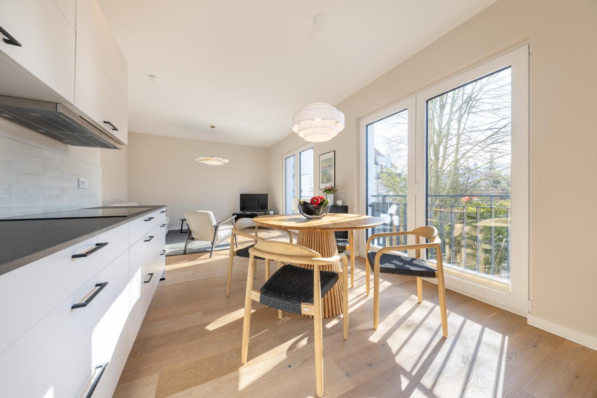 Ferienwohnung Strom Acht - Modern Frisch Inkl Stellplatz, Balkon - 200M Zum Alten Strom روستوك المظهر الخارجي الصورة